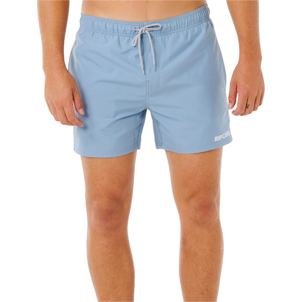 2026 Rip Curl Streamline Offset Volley Boardshorts Til Mænd 0EQMBO - Faded Denim